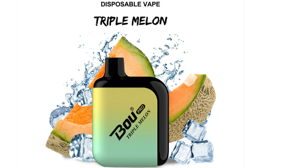 Vaper Desechable Bou Pro 7000 Puffs Triple Melón
