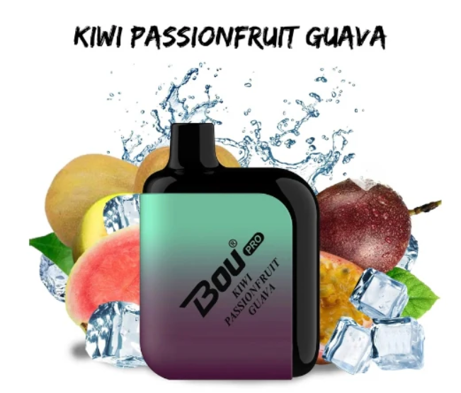 VAPER DESECHABLE BOU  7000 PUFFS  KIWI PASION FRUIT GUAVA