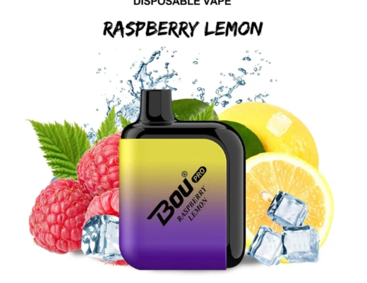 VAPERS BOU PRO 7000 PUFFS RASPBERRY LEMON