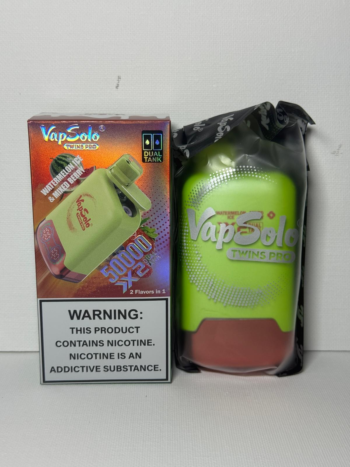 VAPERS 50000  DUAL TANK WATERMELON ICE & MIXED BERRY